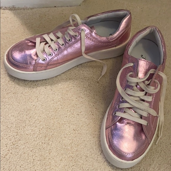 39 FP Sneakers Leather Metallic FP Letterman Pink - Picture 4 of 5
